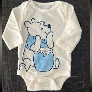 Boy Girl Winnie the Pooh Long sleeve Baby Onesie